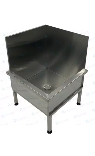 Ванна моечная МОПовая угловая 700x700x700